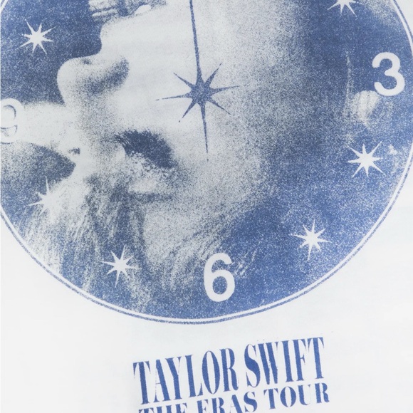 Midnights Album Eras Tour T Shirt Taylor Swift 2023 The Eras Tour Dates Clock - Picture 2 of 5